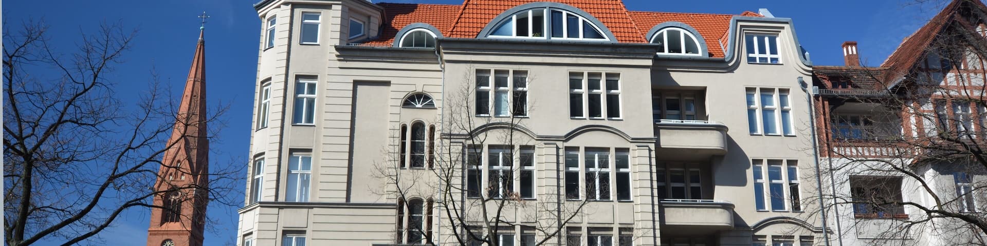 Spring Impressions from Berlin Steglitz from March 28, 2017, Germany