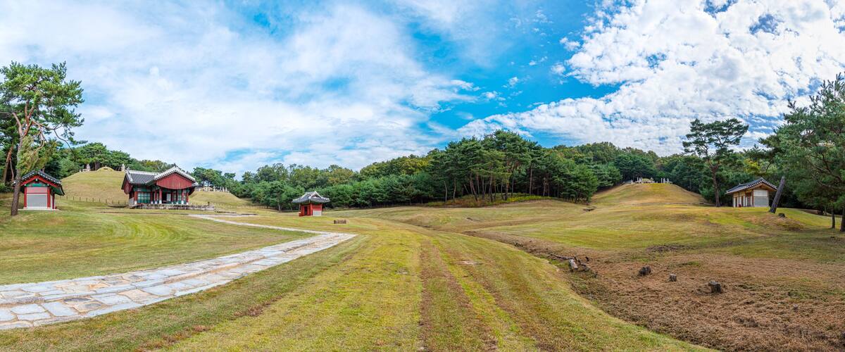 Donggureung royal tomb complex near Seoul, Republic of Korea