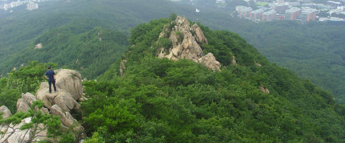 관악산 서울전경