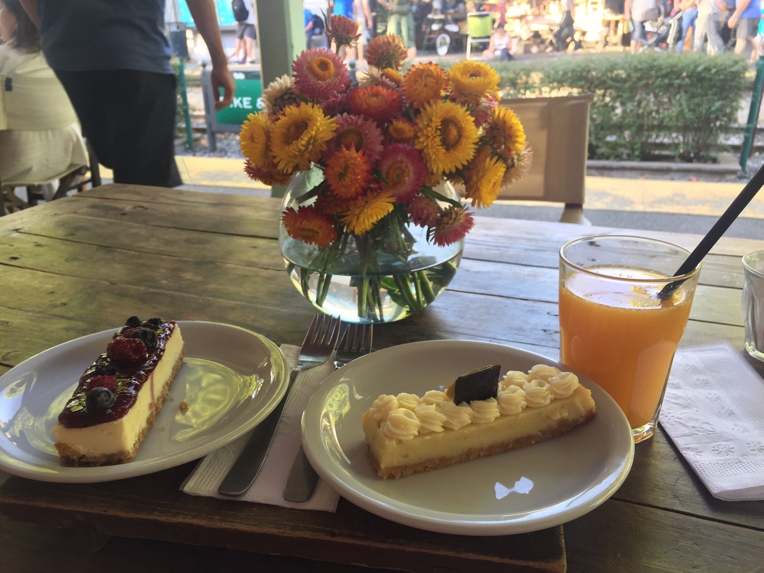 Cheese cake y Lime pie