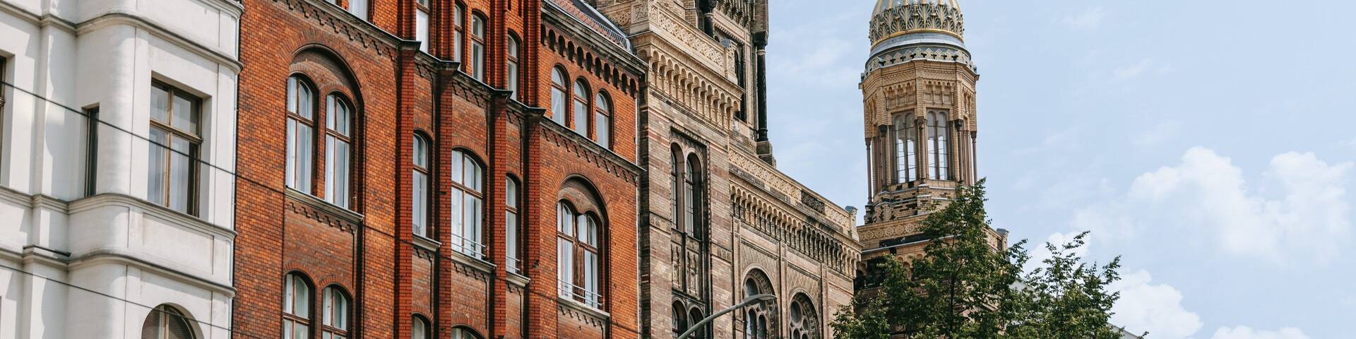 Oranienburger Strasse featuring heritage architecture