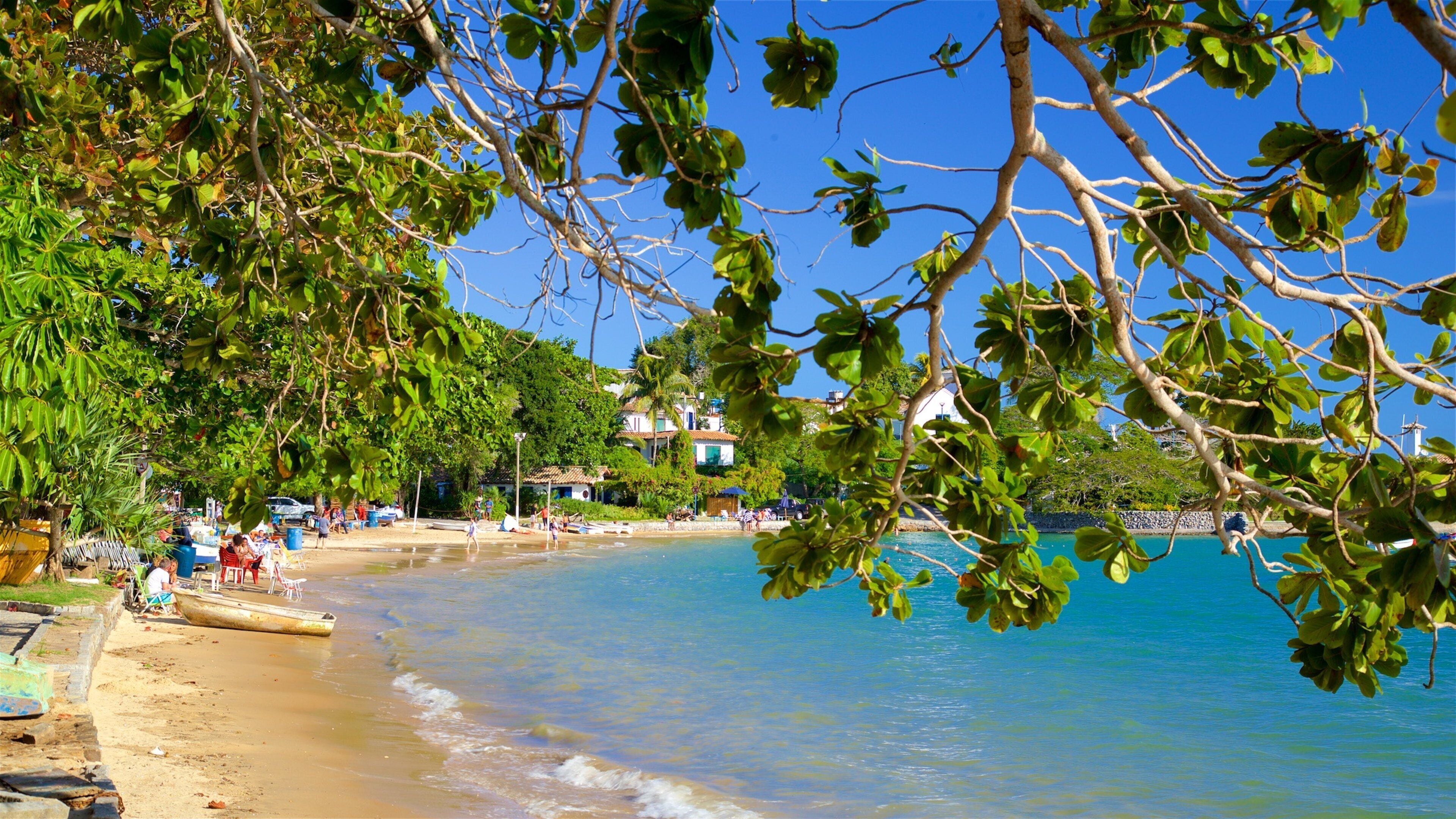 Ossos Beach showing a sandy beach and general coastal views