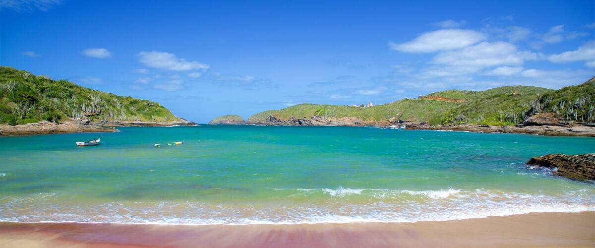 Forno Beach showing general coastal views and a beach