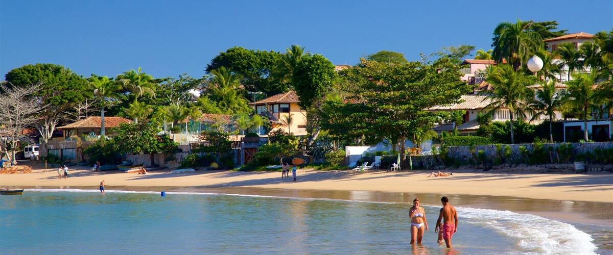 Ferradura Beach featuring a beach, swimming and general coastal views