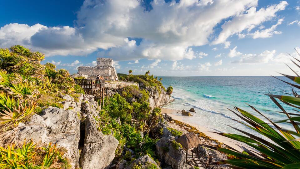 Tulum, Mexico. Wind God temple.