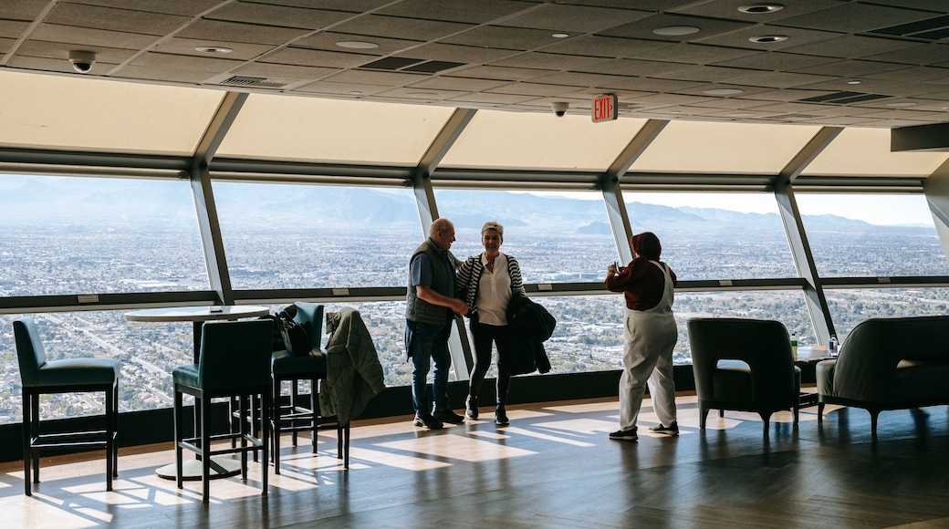 Stratosphere Tower showing views and interior views as well as a couple