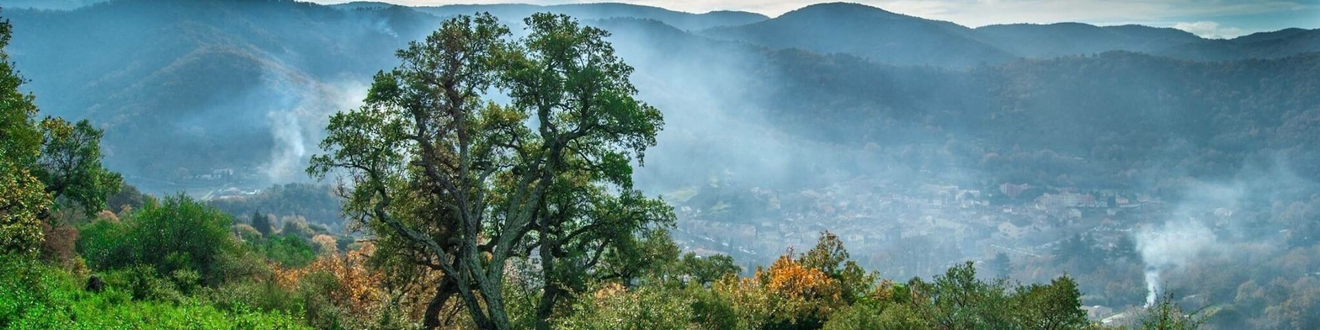 This is #Collobrières, a small #village lost in the middle of the #forest with #amazing #views