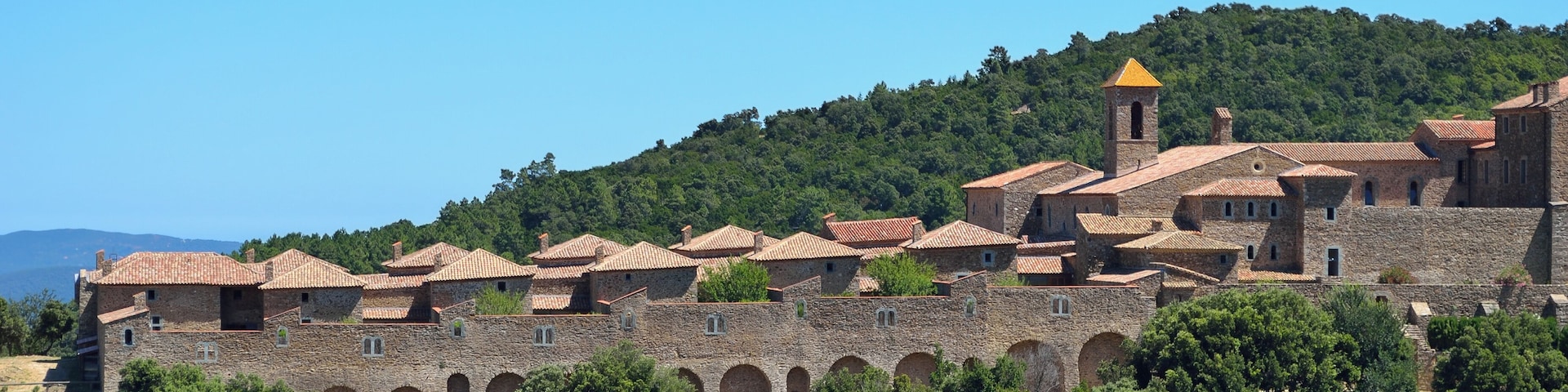 Charterhouse Chartreuse de la Verne, Massif des Maures, France.