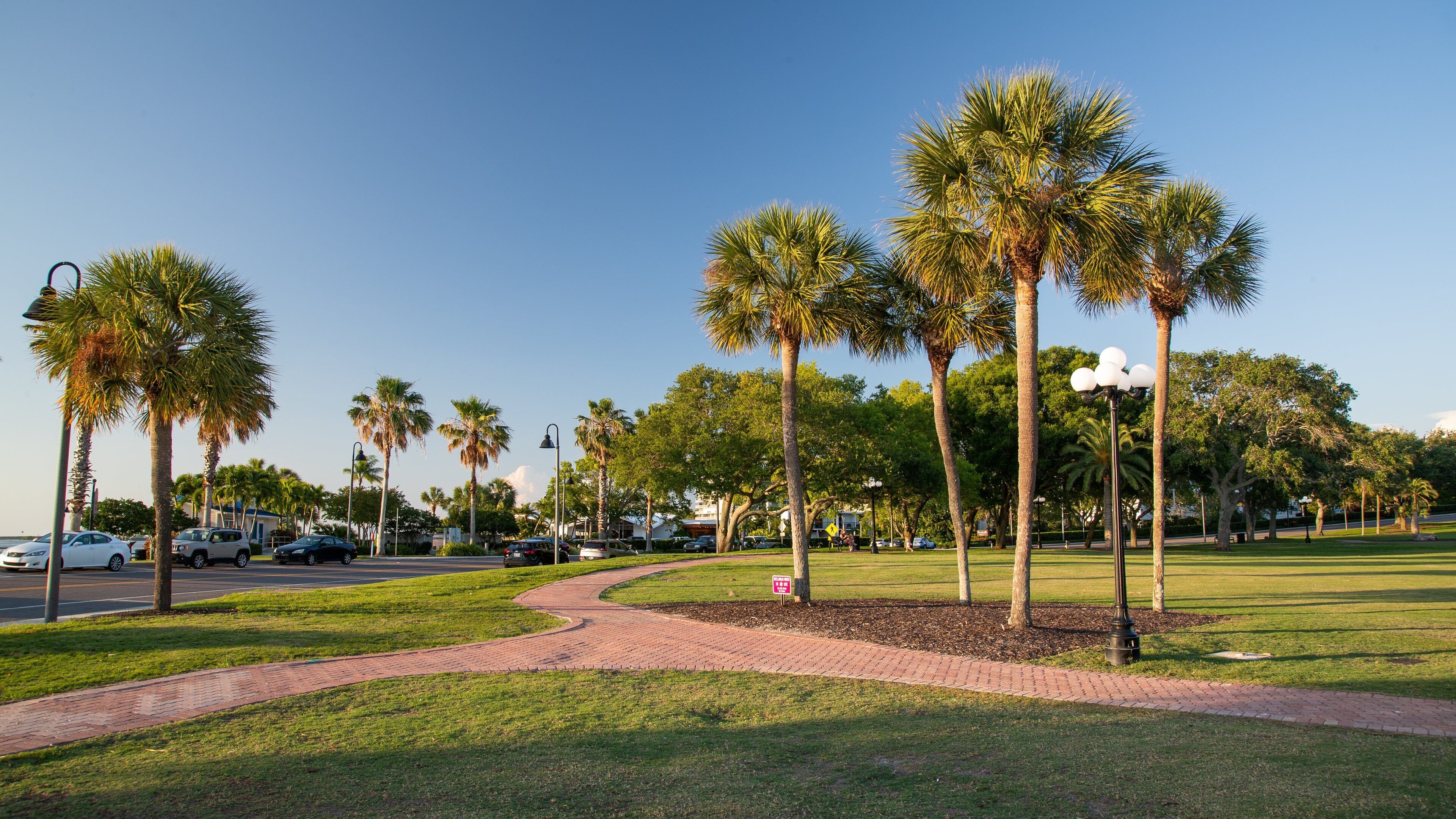 Clearwater which includes a sunset and a garden