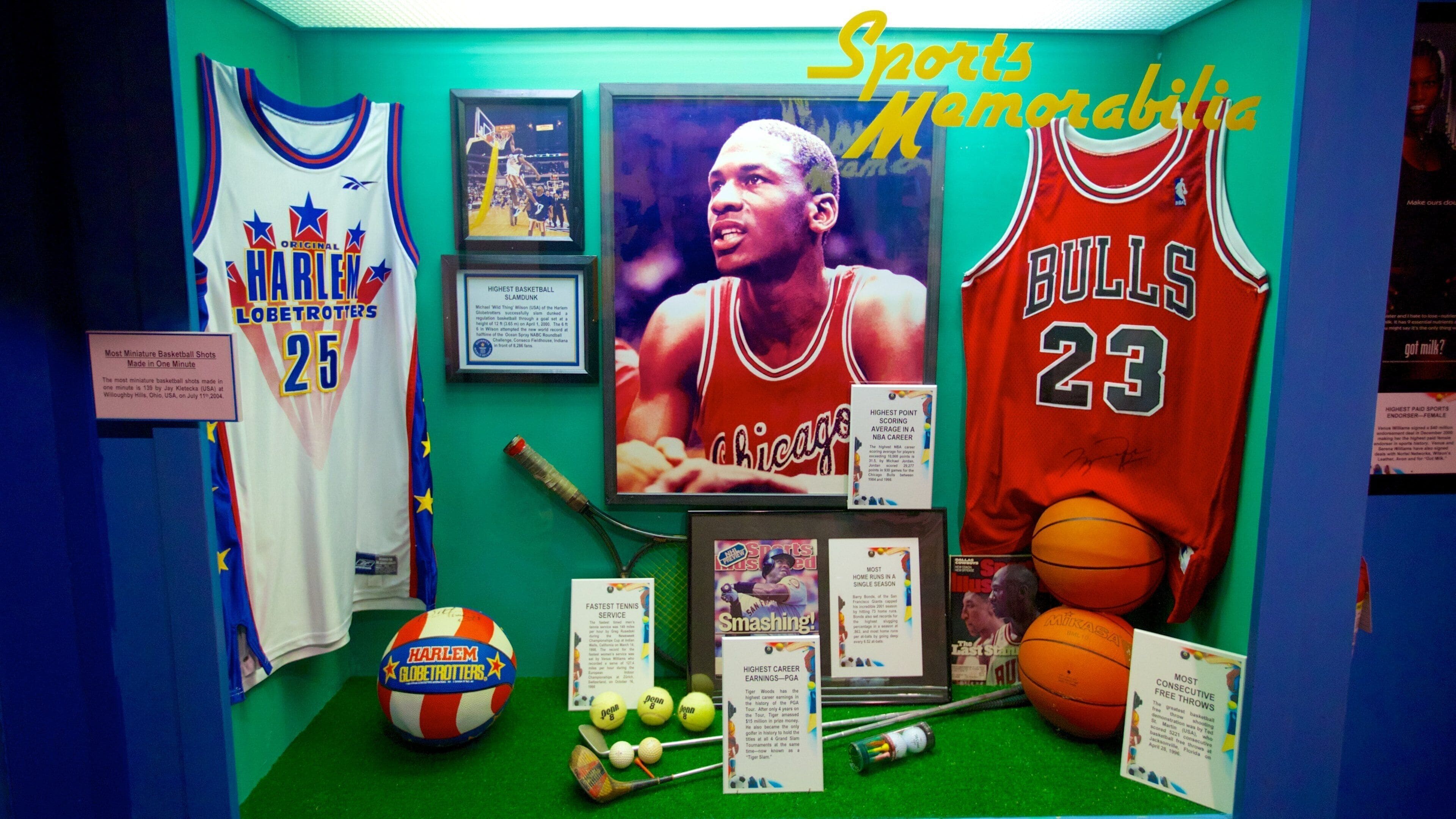 Guinness World Records Museum featuring interior views