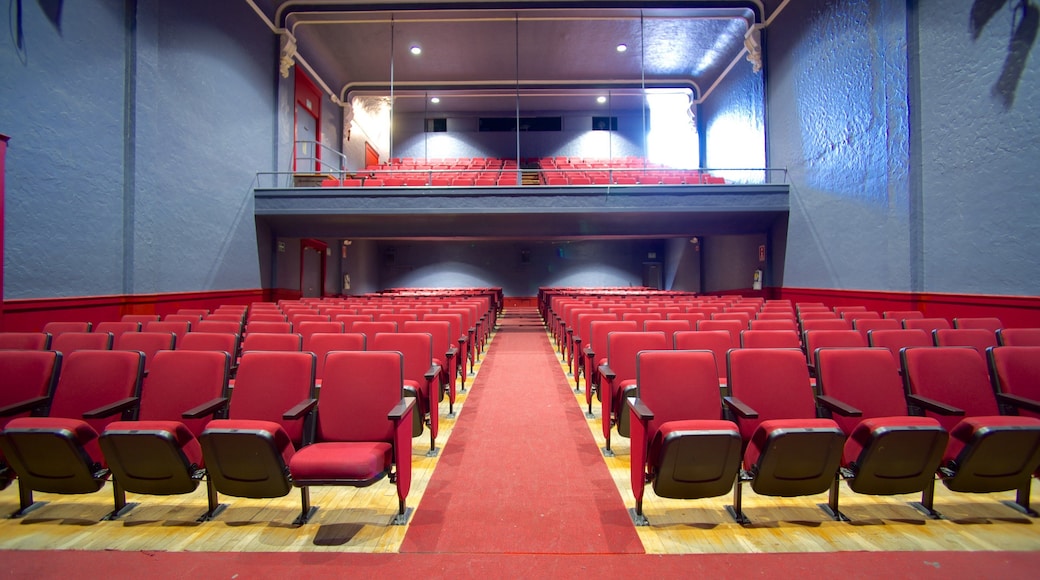 Casa de la Cultura showing interior views and theatre scenes