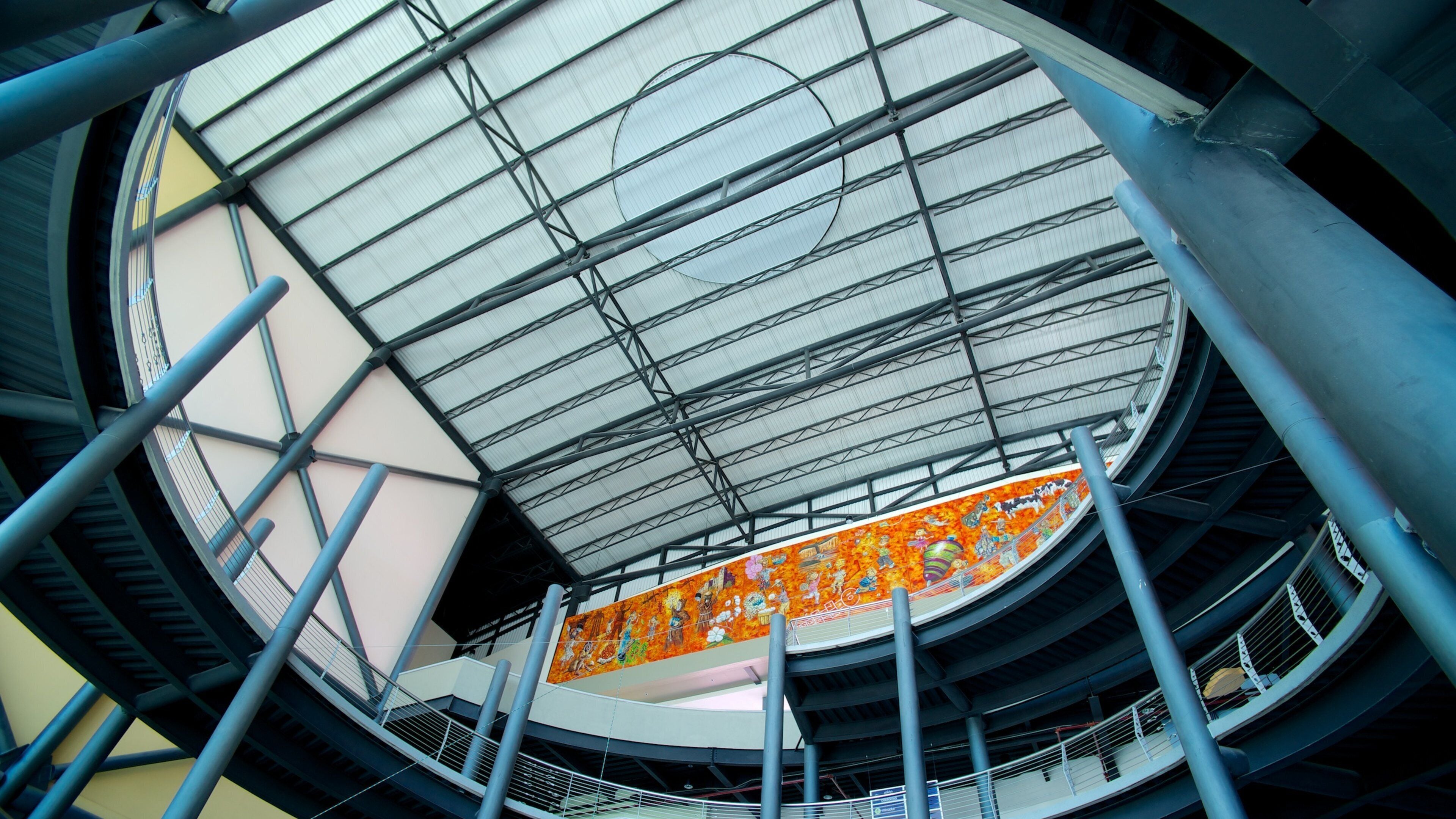 El Trompo Interactive Museum Tijuana showing modern architecture and interior views