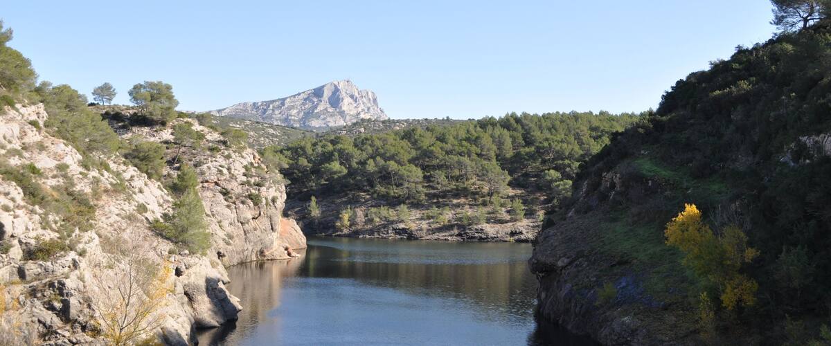 Barrage Zola, le Tholonet, Provence, France