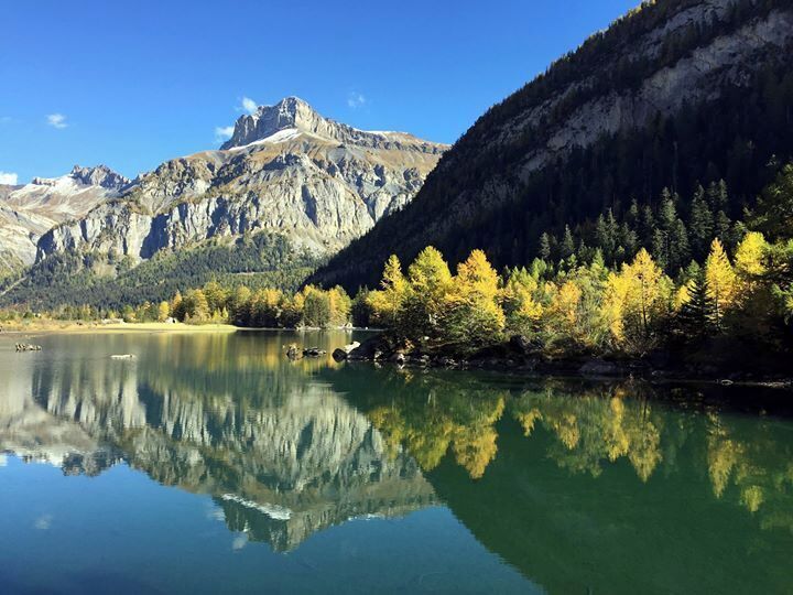 Derborence, a beautiful tiny village, bordering a mountain lake in #Valais
Best time to go there is in autumn, when the trees take beautiful #colors tones. There are some great walk to do from there too, possibility to walk to the Cabane rambert, or to reach the canton of Vaud. #Derborence is a protected area, meaning that there are no ski lifts, and that you can see many wild animals, especially during the hunting season. #lifeatexpedia #hiking #Valais #Switzerland #Alps #Nature