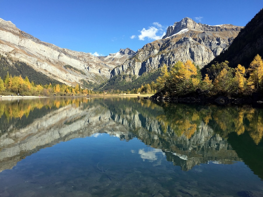 Autumn colours at Derborence lake, a hidden jewel at the heart of the Swiss Alps.
#LifeAtExpediaGroup
While there, try out the traditional hunting season meal at the lake restaurant!