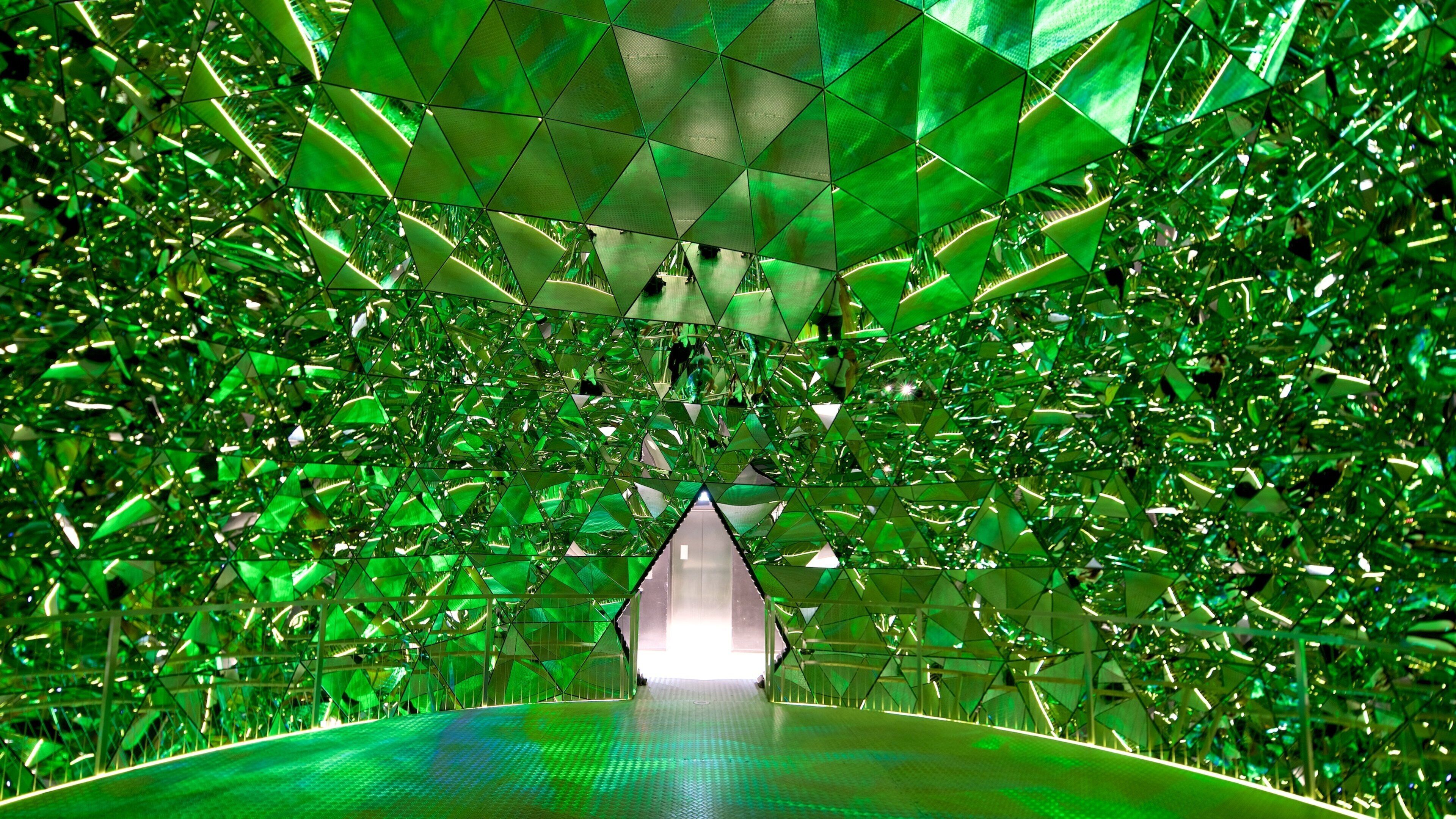 Swarowski Crystal Worlds featuring interior views