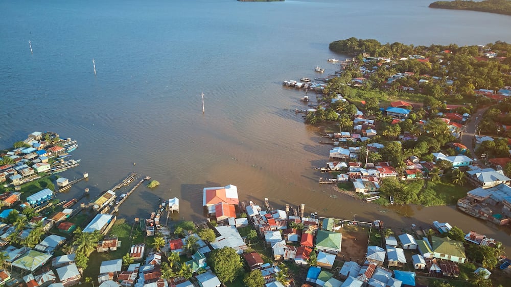 Port in Bluefields town