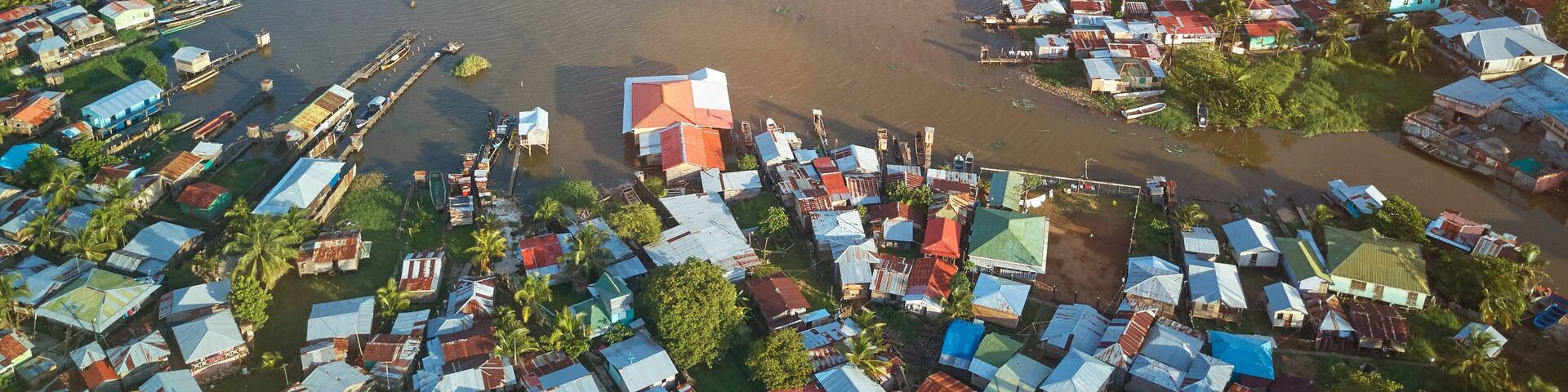 Port in Bluefields town