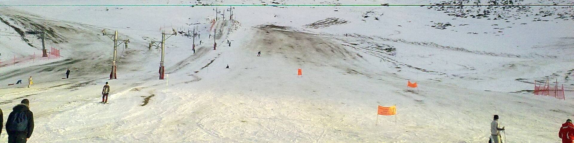 Hautacam, station de sports d'hiver, département 65, France.