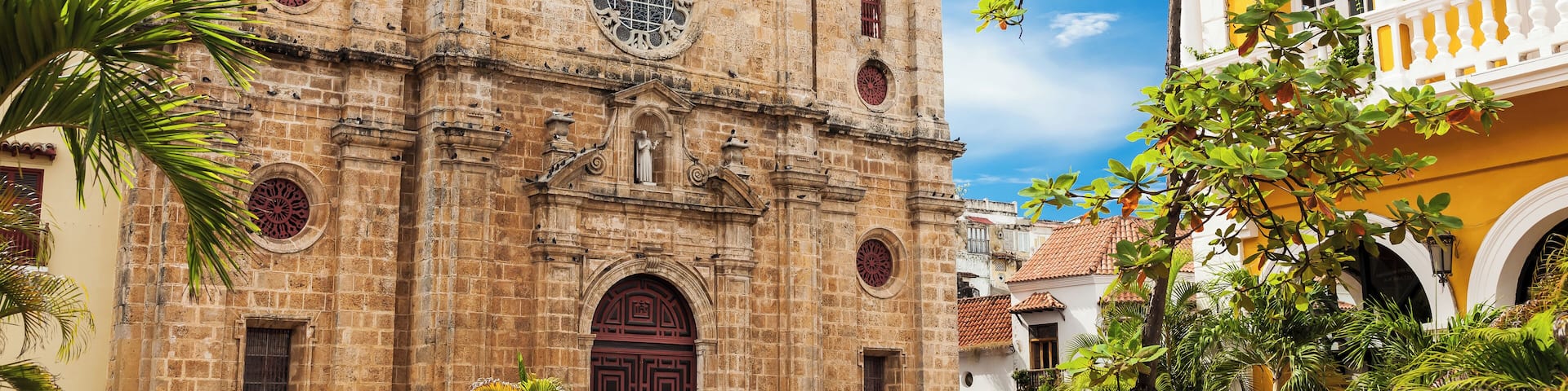 Church of St Peter Claver in Cartagena, Colombia