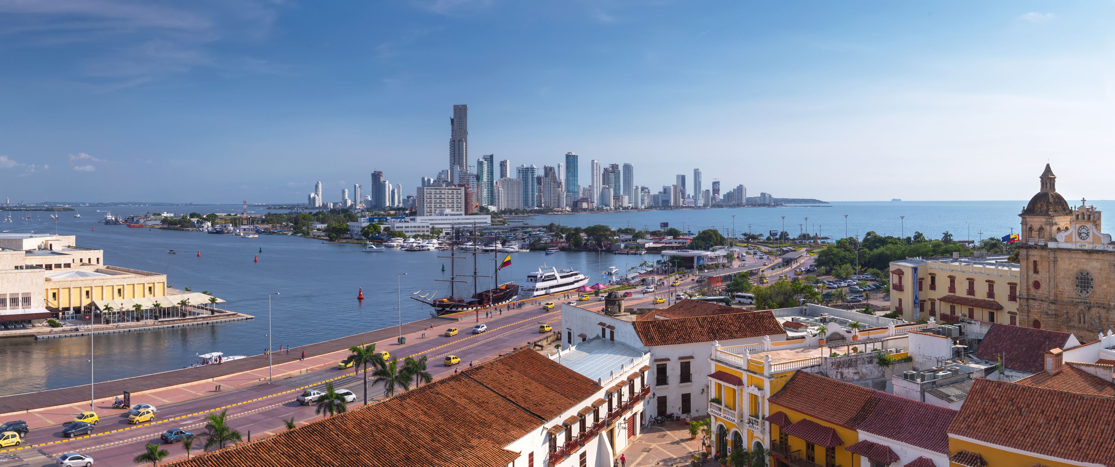 View of Cartagena de Indias, Colombia