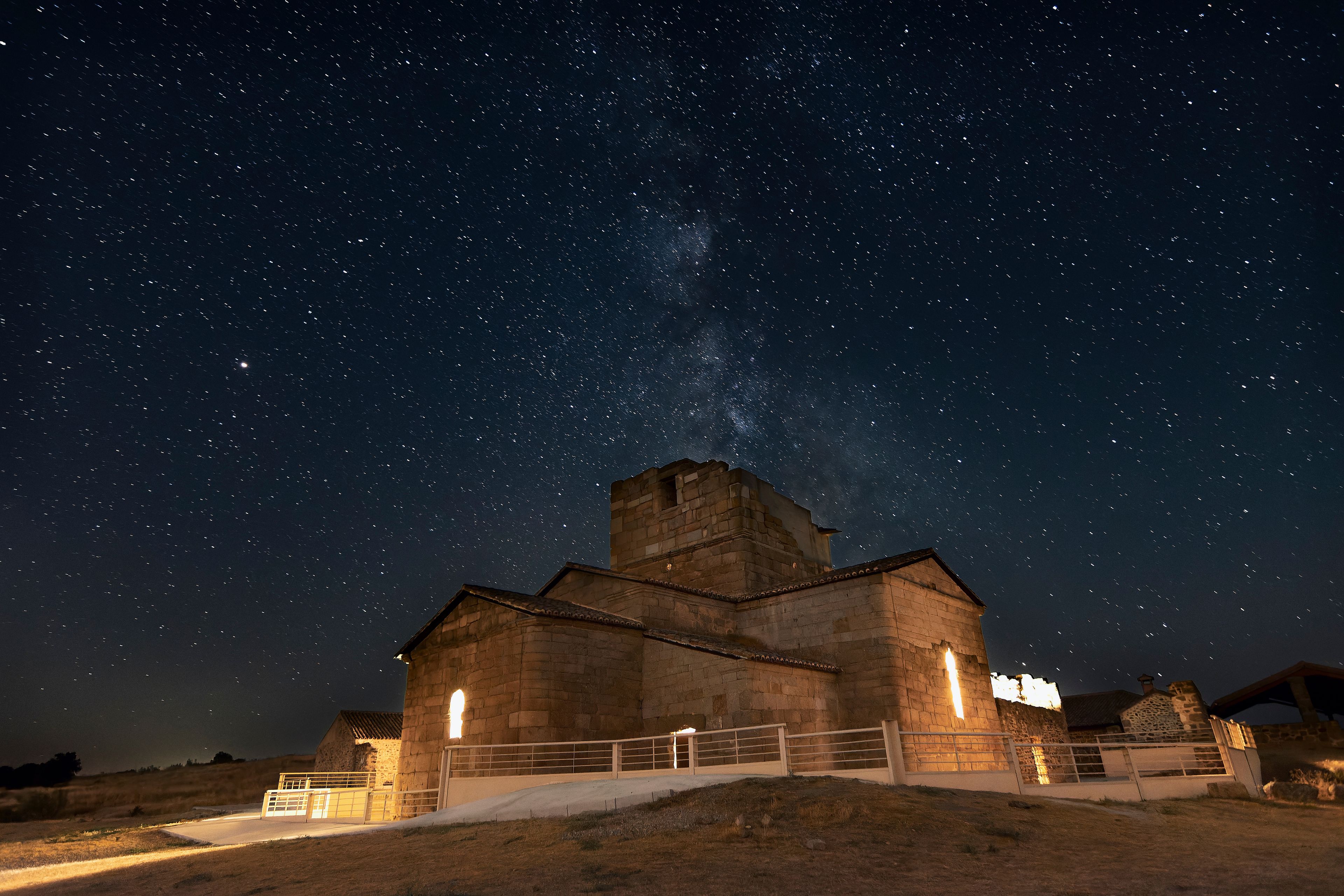 Milky way in the hermitage of Santa Maria de Melque