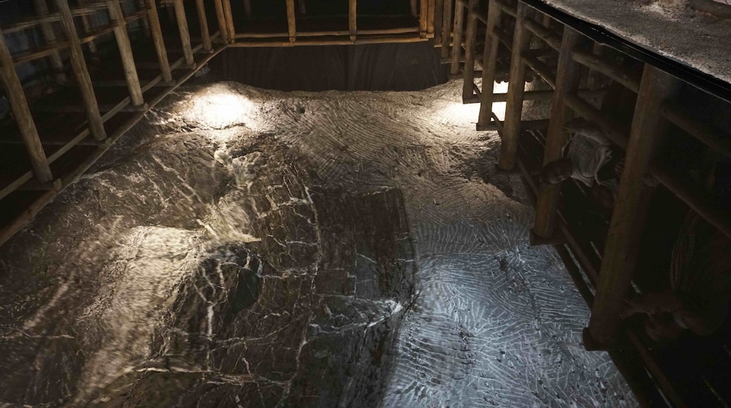A must go when visiting Colombia, Cathedral of Salt. This is an artificial cut in the floor filled with water to reflect the mines ceiling. When approached it looks like you’re looking into a pit when in fact its just a reflection on still water.