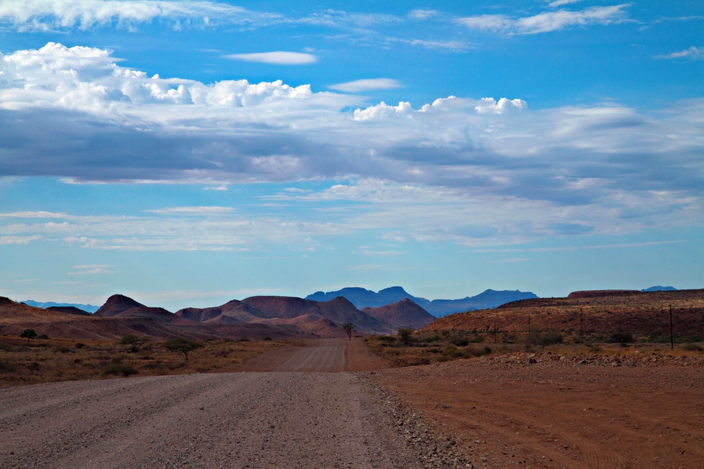 Namibia is one of the few countries in Africa where it is safe and easy to rent a car and drive by yourself. We had our epic #roadtrip in 2012/13 and loved it. We are on the way up north to Opuwo towards the border to Angola.
Read more on: http://www.travelwithallsenses.com/namibia-desert-country-surprises/
