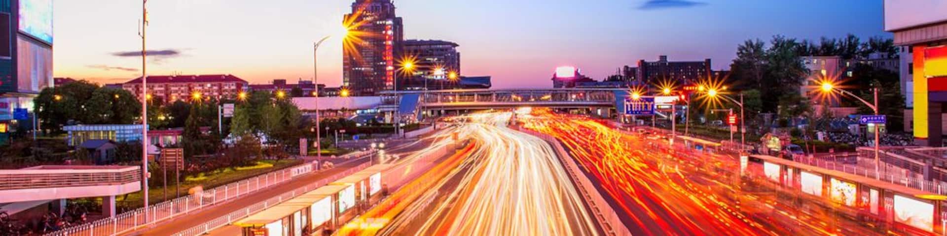 Night view of Zhongguancun Beijing; Shutterstock ID 470262965; PO: Hcom Destination Content neighborhoods; Client: Hotels.com; Other: Hcom brand budge