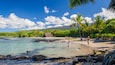 Kaloko-Honokohau National Historical Park featuring tropical scenes, general coastal views and a sandy beach