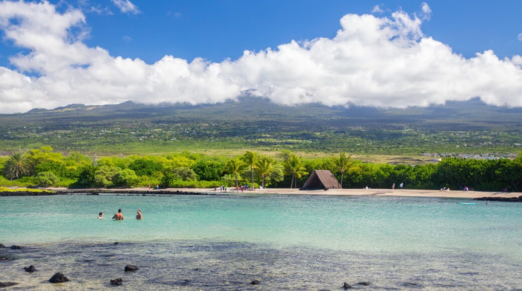 Kaloko-Honokohau National Historical Park which includes swimming, general coastal views and tranquil scenes