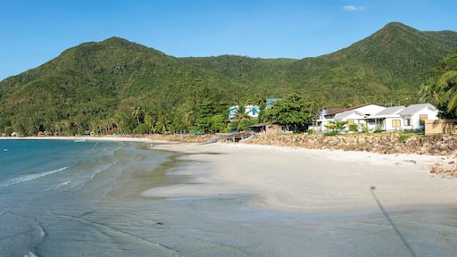 Panorama view of Chaloklum Baech on Phangan Island, Thailand