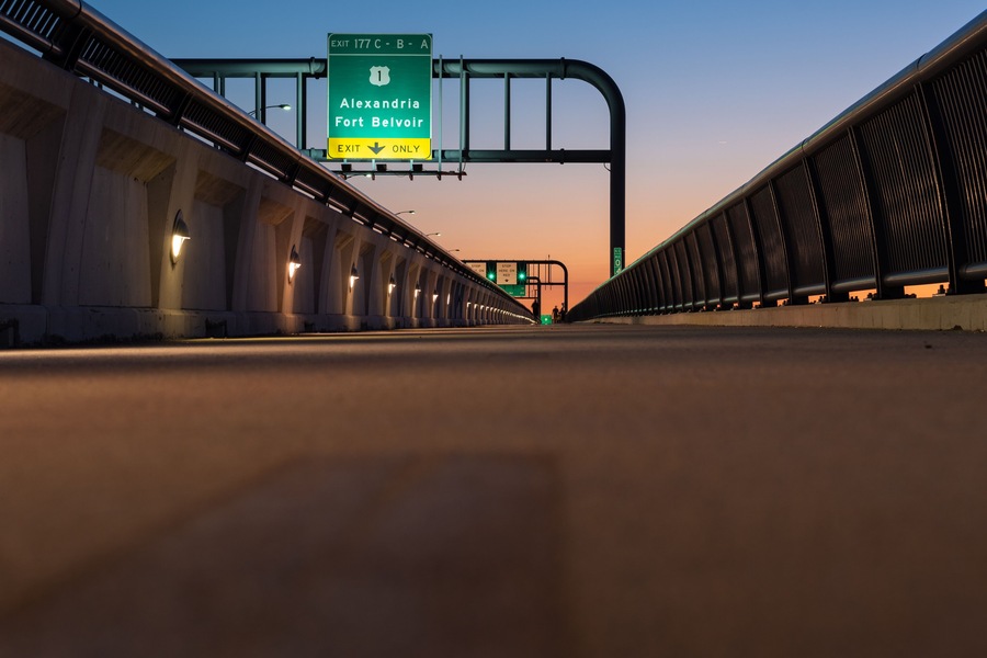 Bike and Walking Path to Alexandria, Virginia