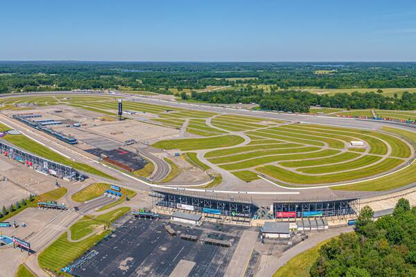 Michigan International Speedway Aerial Shot.