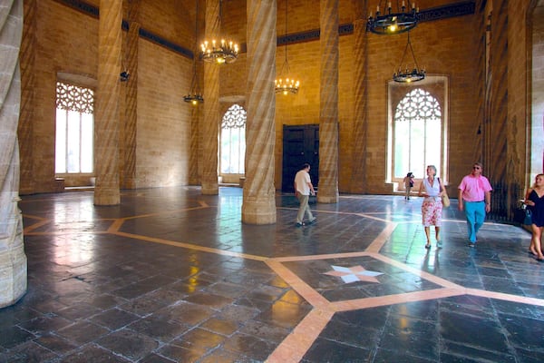 La Lonja featuring interior views, a city and heritage architecture