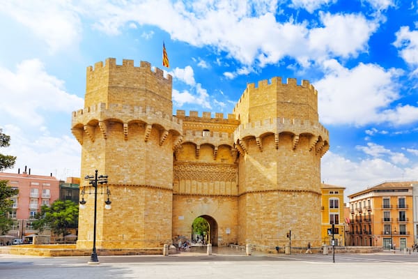 Towers of Serranos in Valencia . Spain.; Shutterstock ID 233060914; purchase_order: Comps; job: ; client: ; other:
