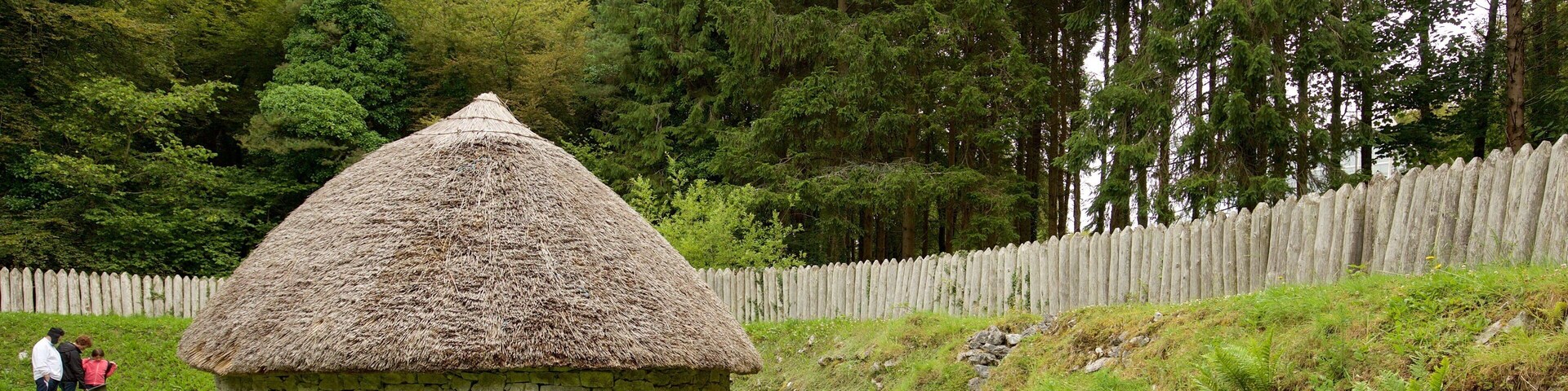 Craggaunowen which includes a small town or village, heritage elements and a house