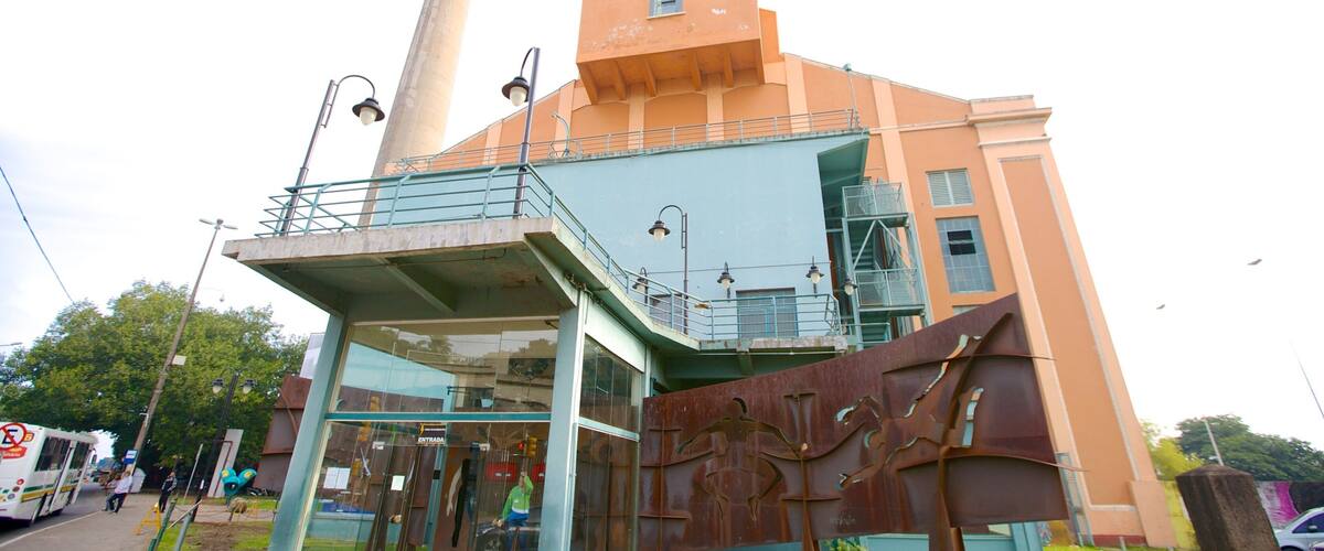 Gasometer showing central business district