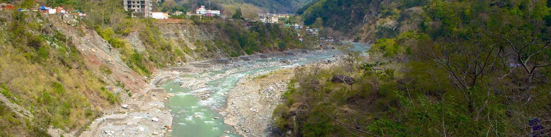BhujiaGhat featuring mountains, landscape views and a river or creek