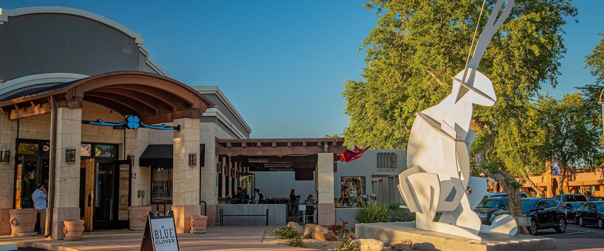 Old Town which includes outdoor art