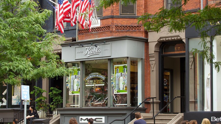 Newbury Street featuring signage