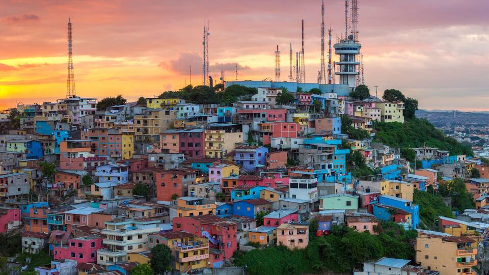 Las Penas - the oldest area of Guayaquil, Ecuador