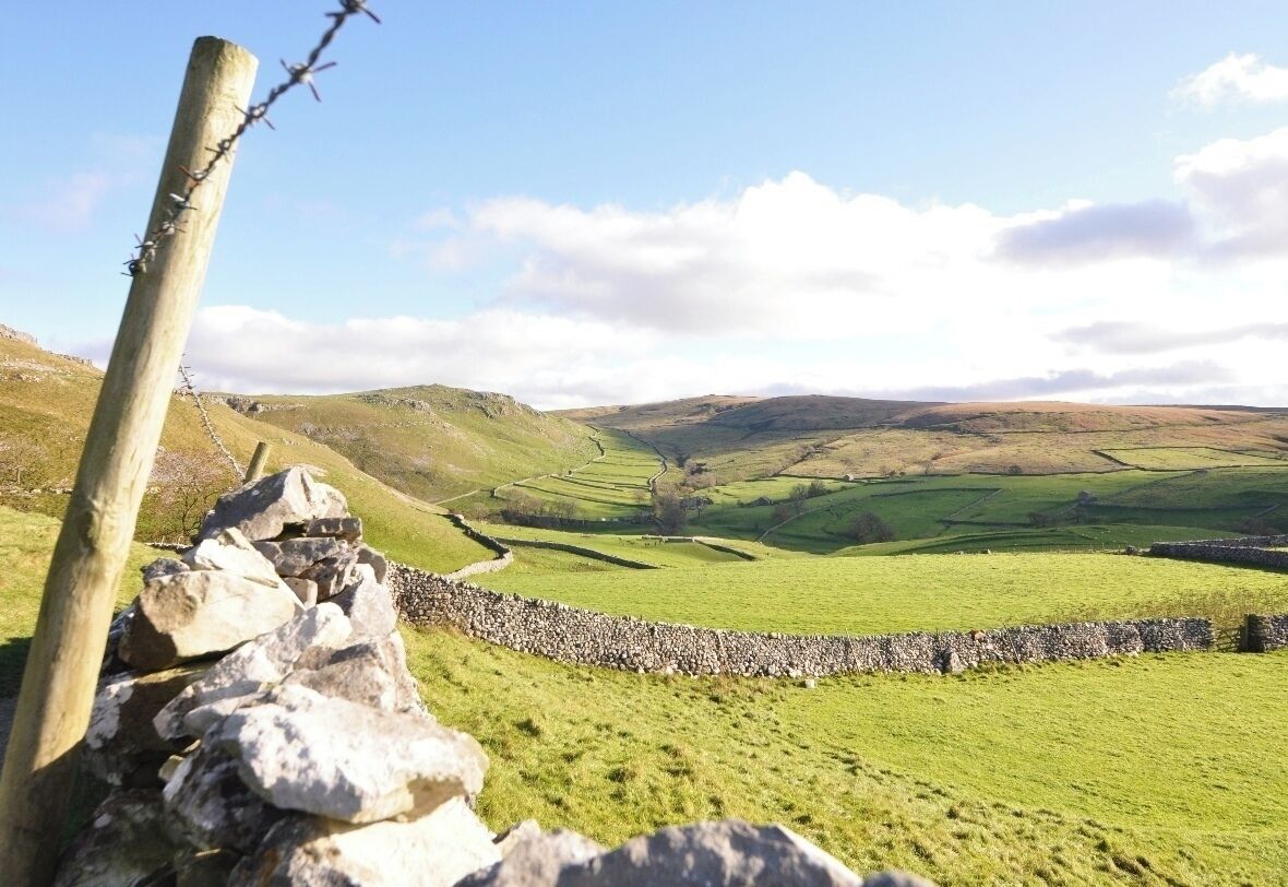 The beautiful open countryside during a walk around Malham, in North Yorkshire. #desktop