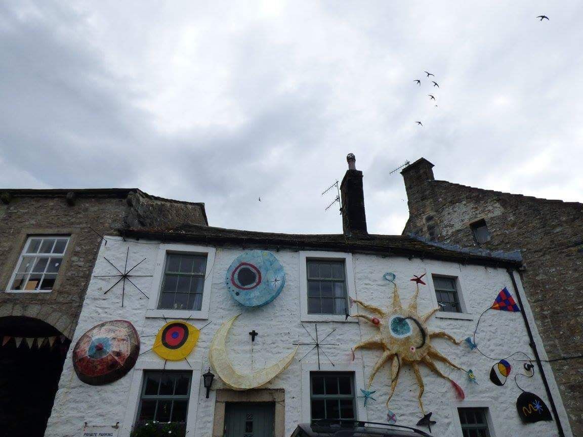 Colourful house exterior in The Yorkshire Dales village of Grassington. :)
