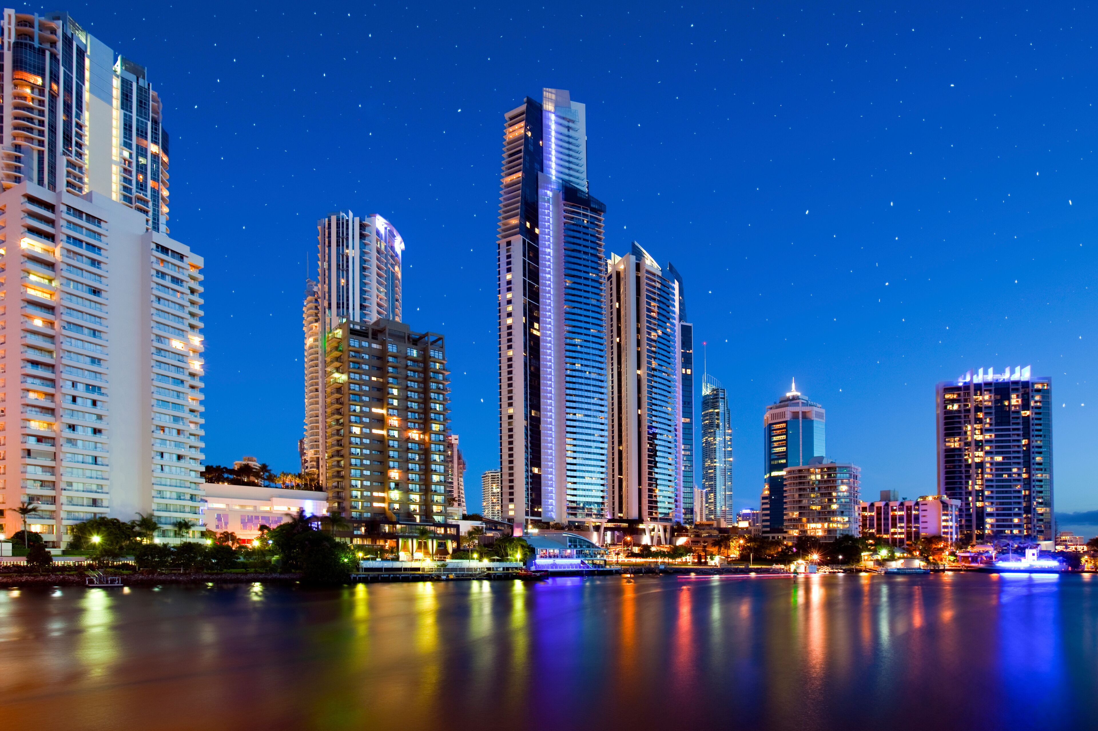 Stars  at Surfer Paradise Gold Coast Australia