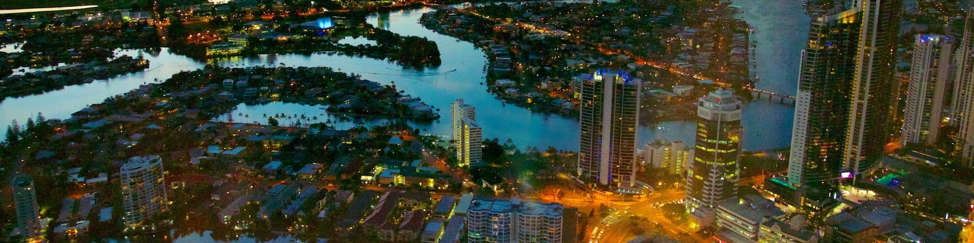 SkyPoint Observation Deck featuring a city, a high-rise building and city views
