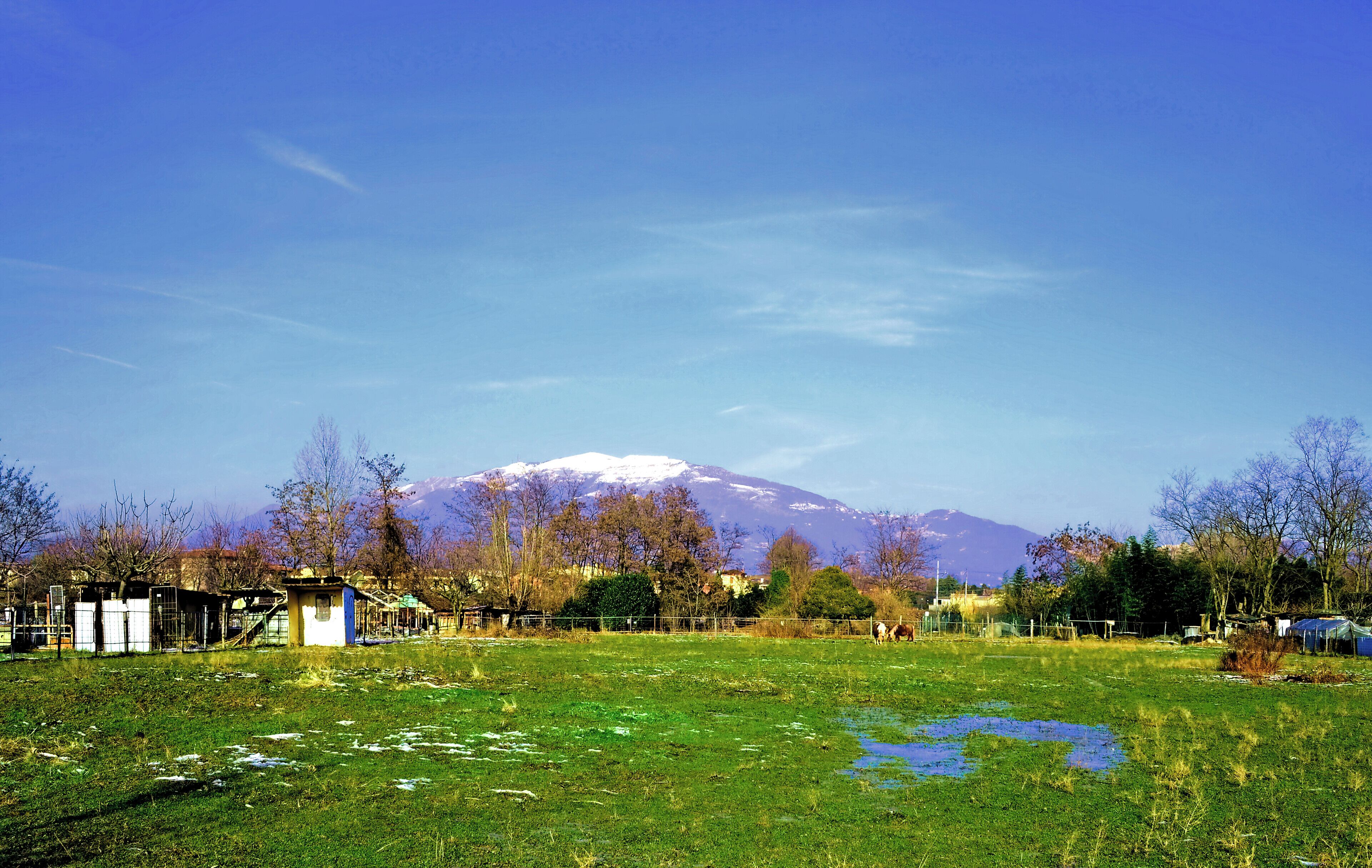 Monte Linzone e Roncola dalla Clinica