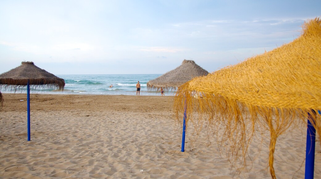 Malvarrosa Beach featuring a beach and general coastal views