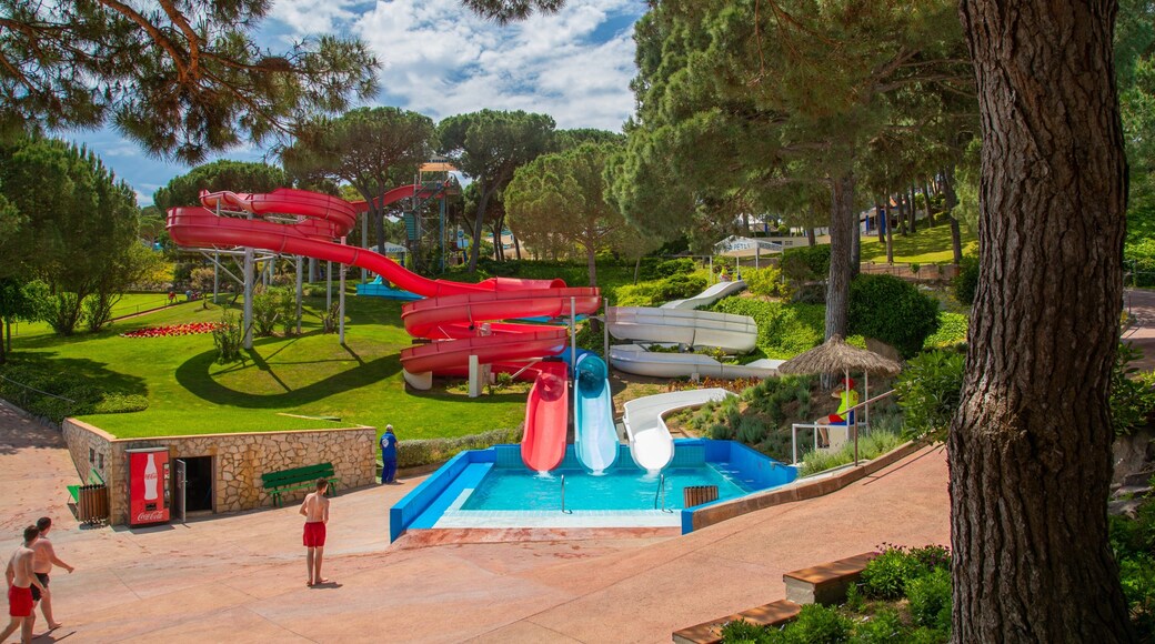 Water World showing a waterpark and a pool