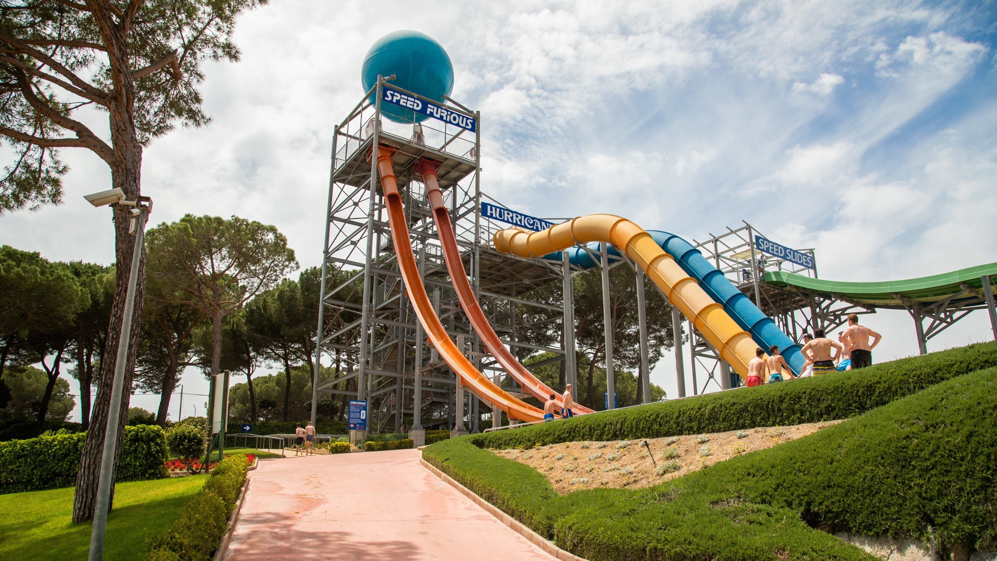 Water World which includes a waterpark and a park